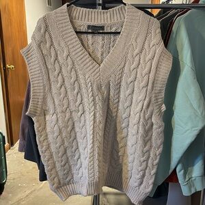 Cable knit sweater vest from Primark size Large